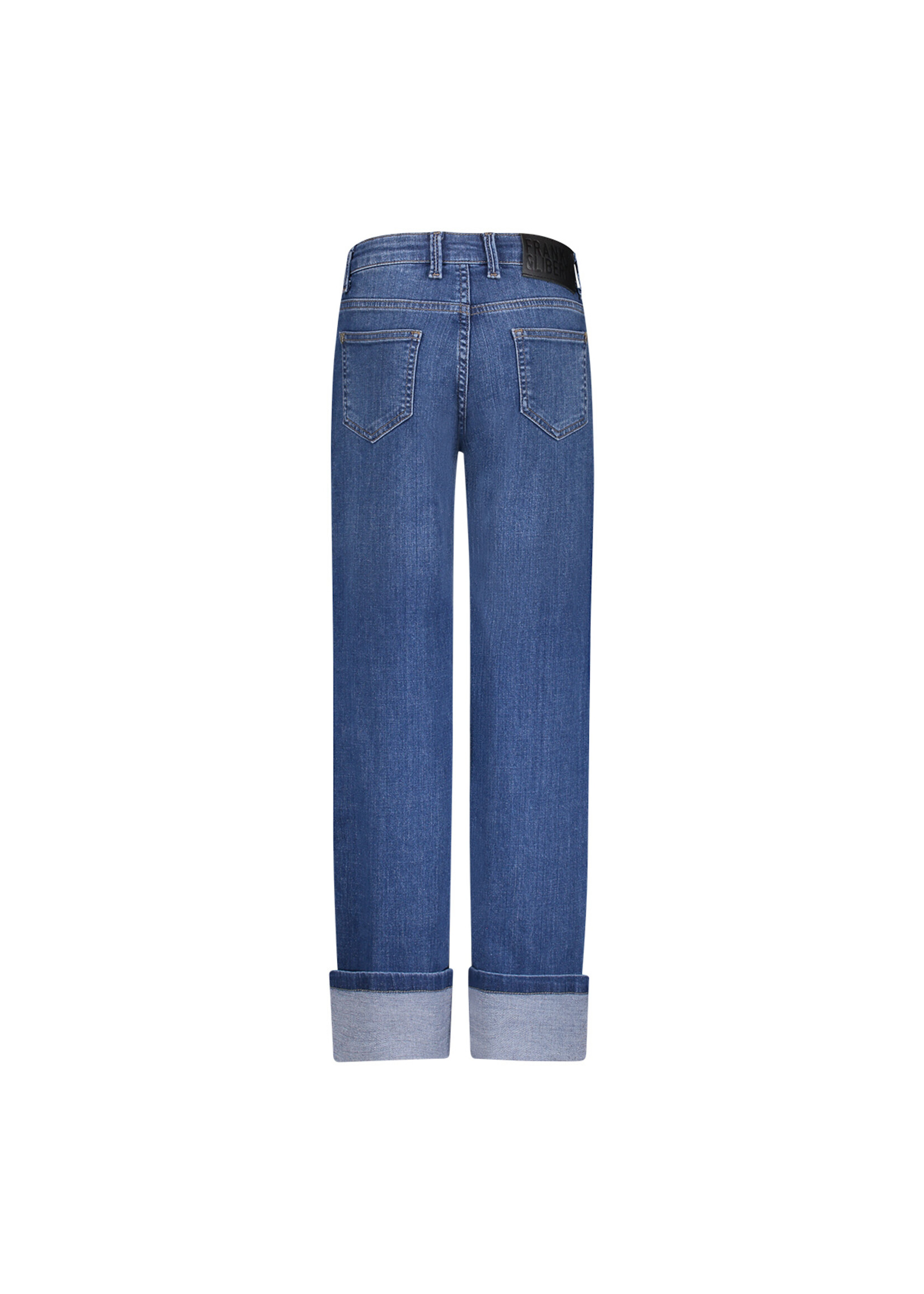 Frankie & Liberty Jeans Straight Leg Tum up FL26826 - donkerblauw denim
