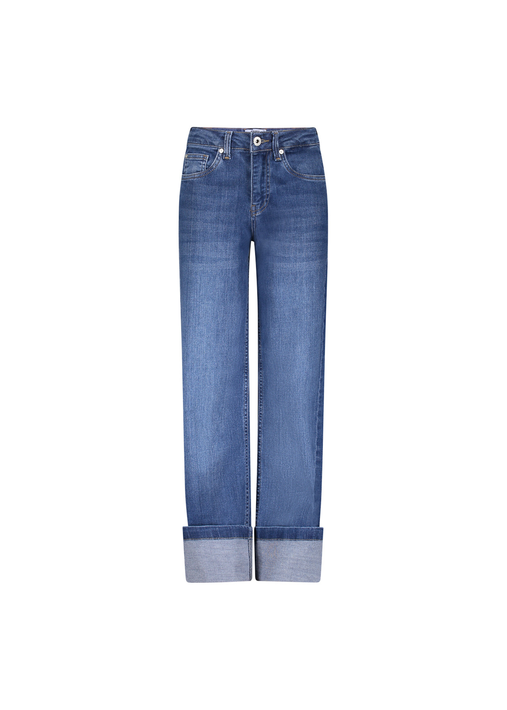 Frankie & Liberty Jeans Straight Leg Tum up FL26826 - donkerblauw denim