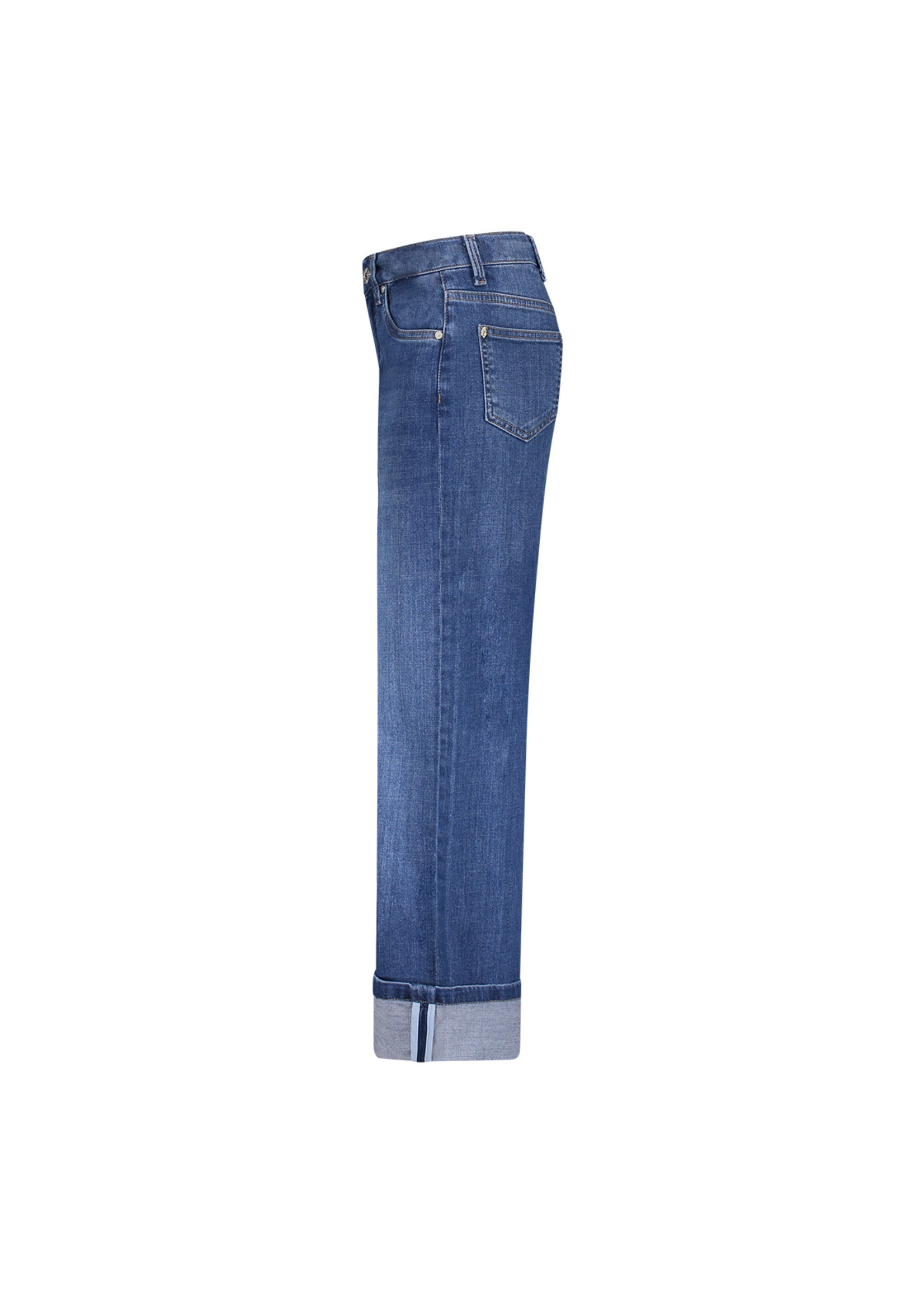 Frankie & Liberty Jeans Straight Leg Tum up FL26826 - donkerblauw denim