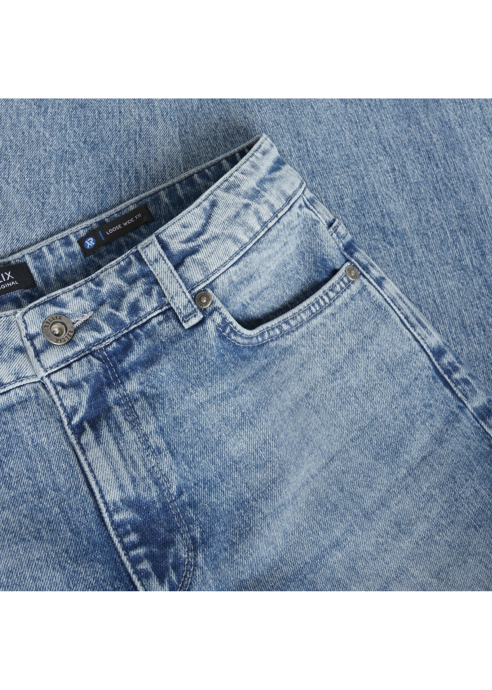 Rellix Straight Wide Fit Jeans 7072 - medium blauw denim