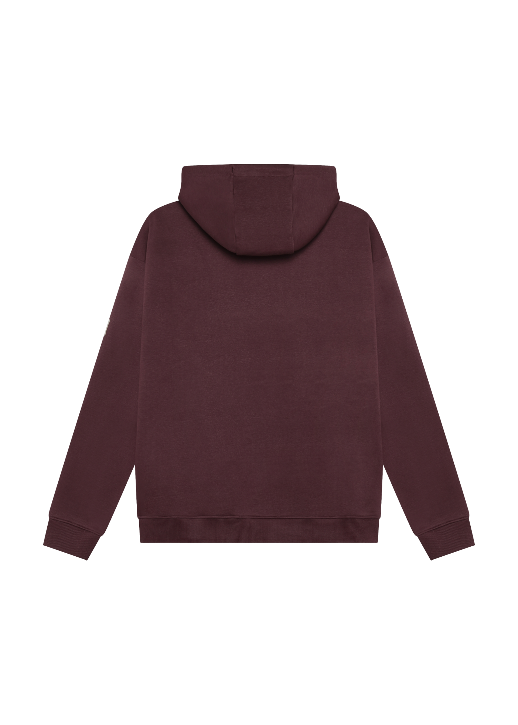 Rellix Loose Fit Hoodie Chest Brushed 940513 - bordeaux