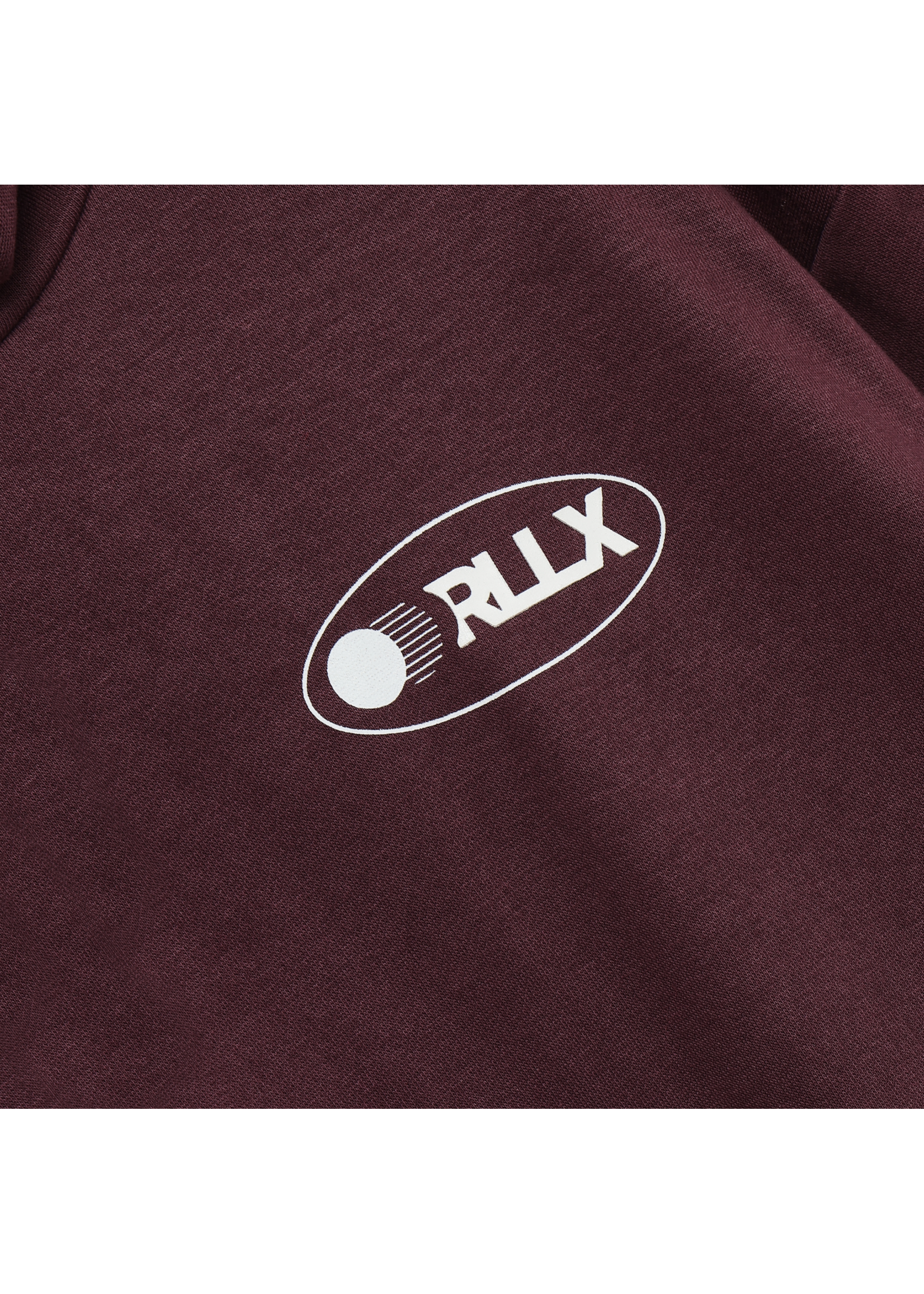 Rellix Loose Fit Hoodie Chest Brushed 940513 - bordeaux
