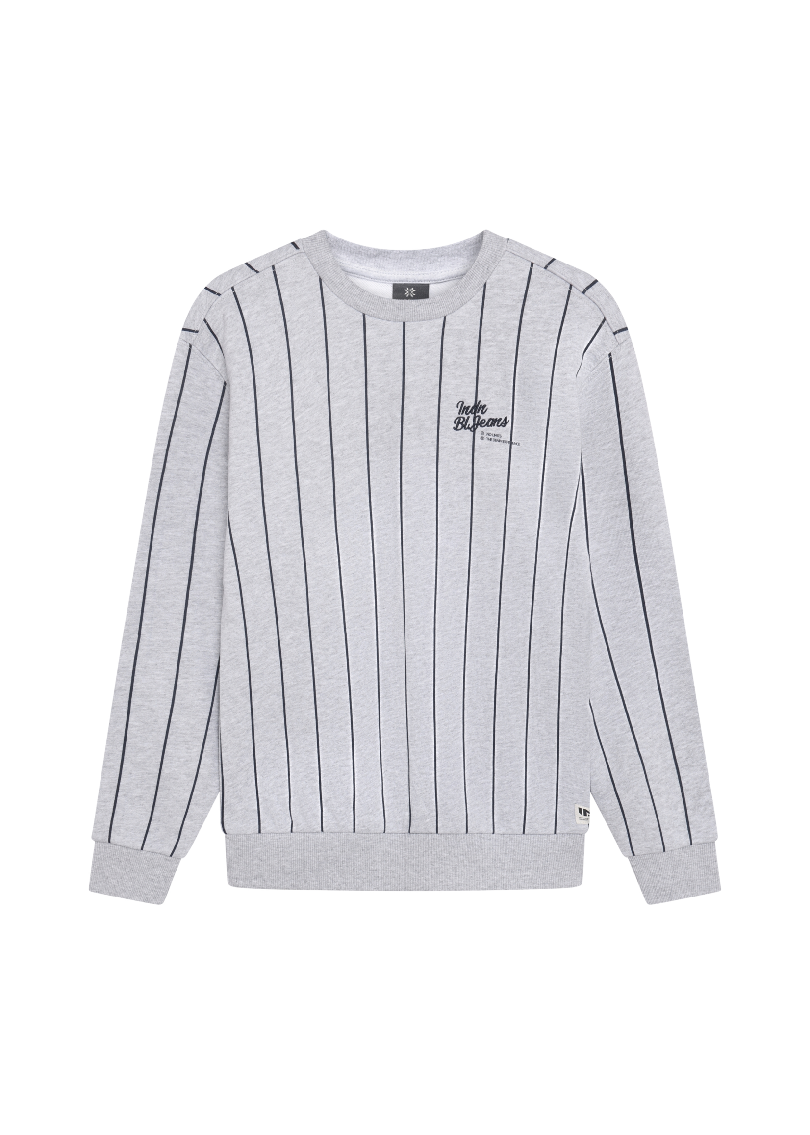 Indian blue jeans  Loose Fit Sweat Stripe 960832 - grijs melange