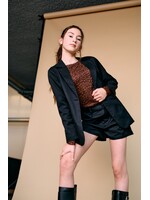 Nobell Blazer Daze Twill Blazer with fancy back  3308 - zwart