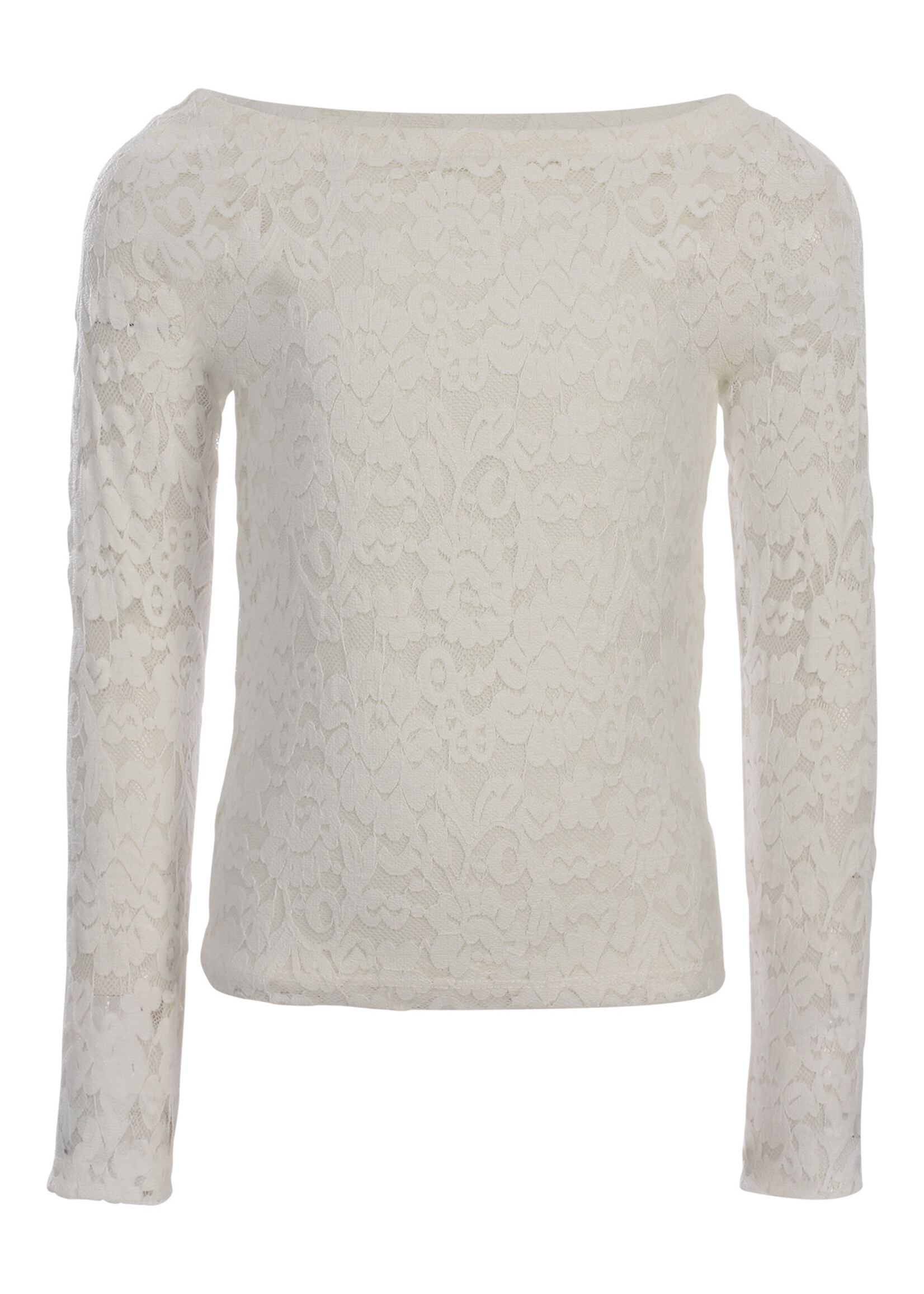 Looxs Longslee Top van Kant 5488 - roomwit