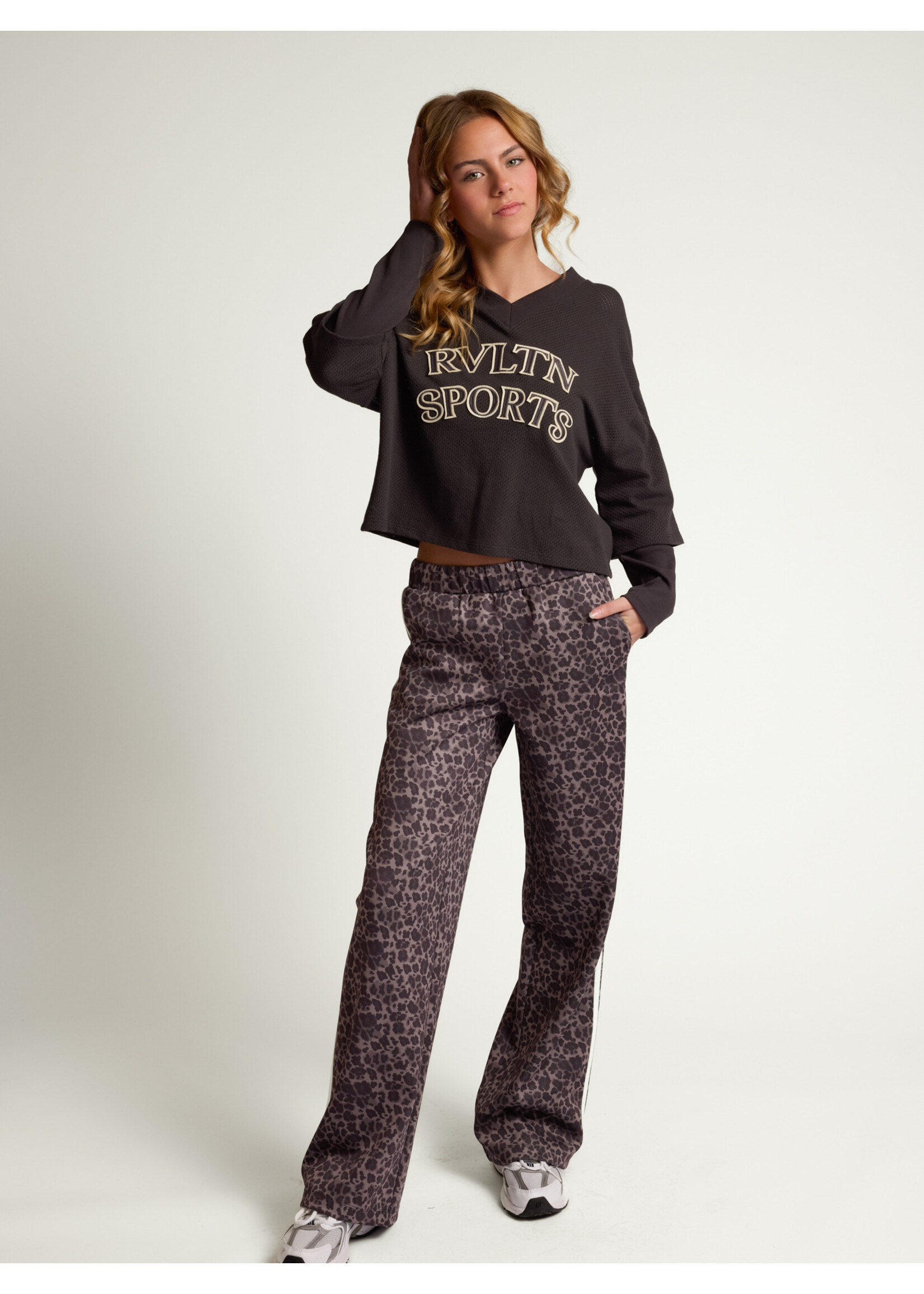 Looxs T-shirt longsleeve Top 5424 - grijs'
