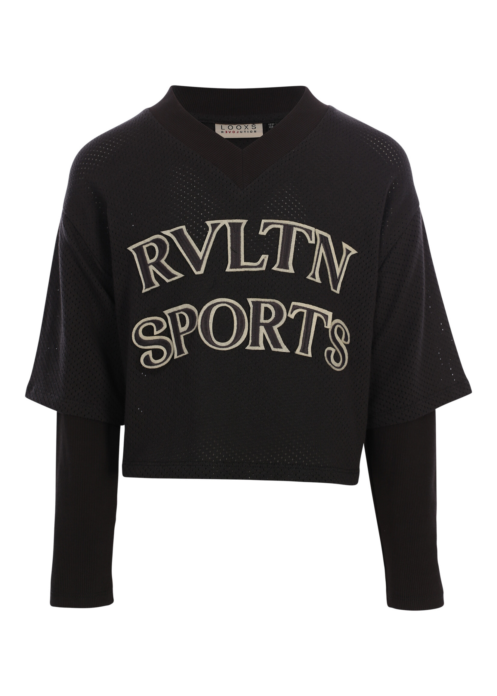 Looxs T-shirt longsleeve Top 5424 - grijs'
