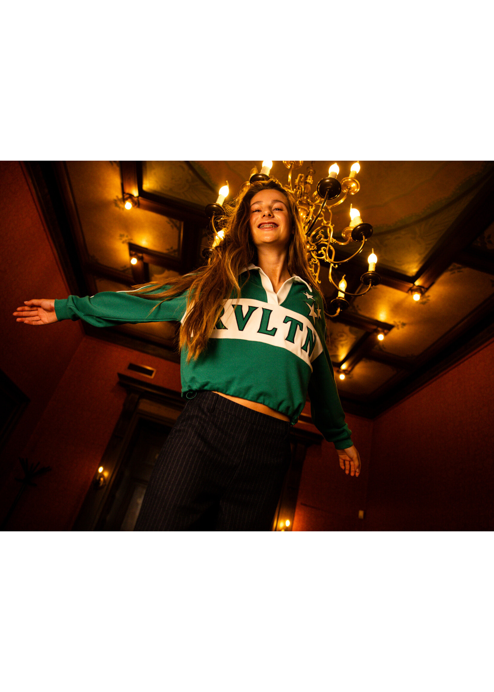 Looxs Polo Sweater 5316 - groen