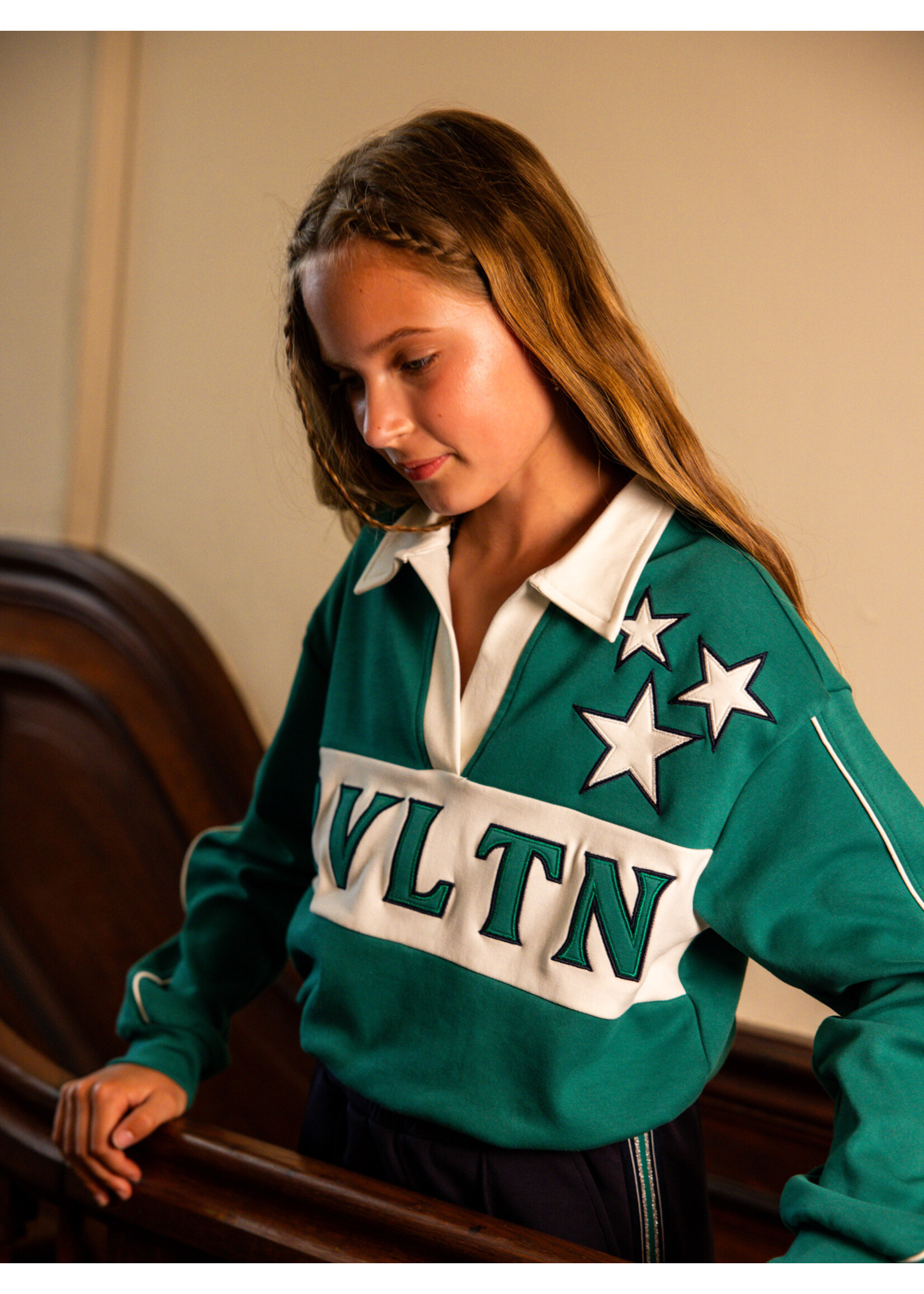 Looxs Polo Sweater 5316 - groen