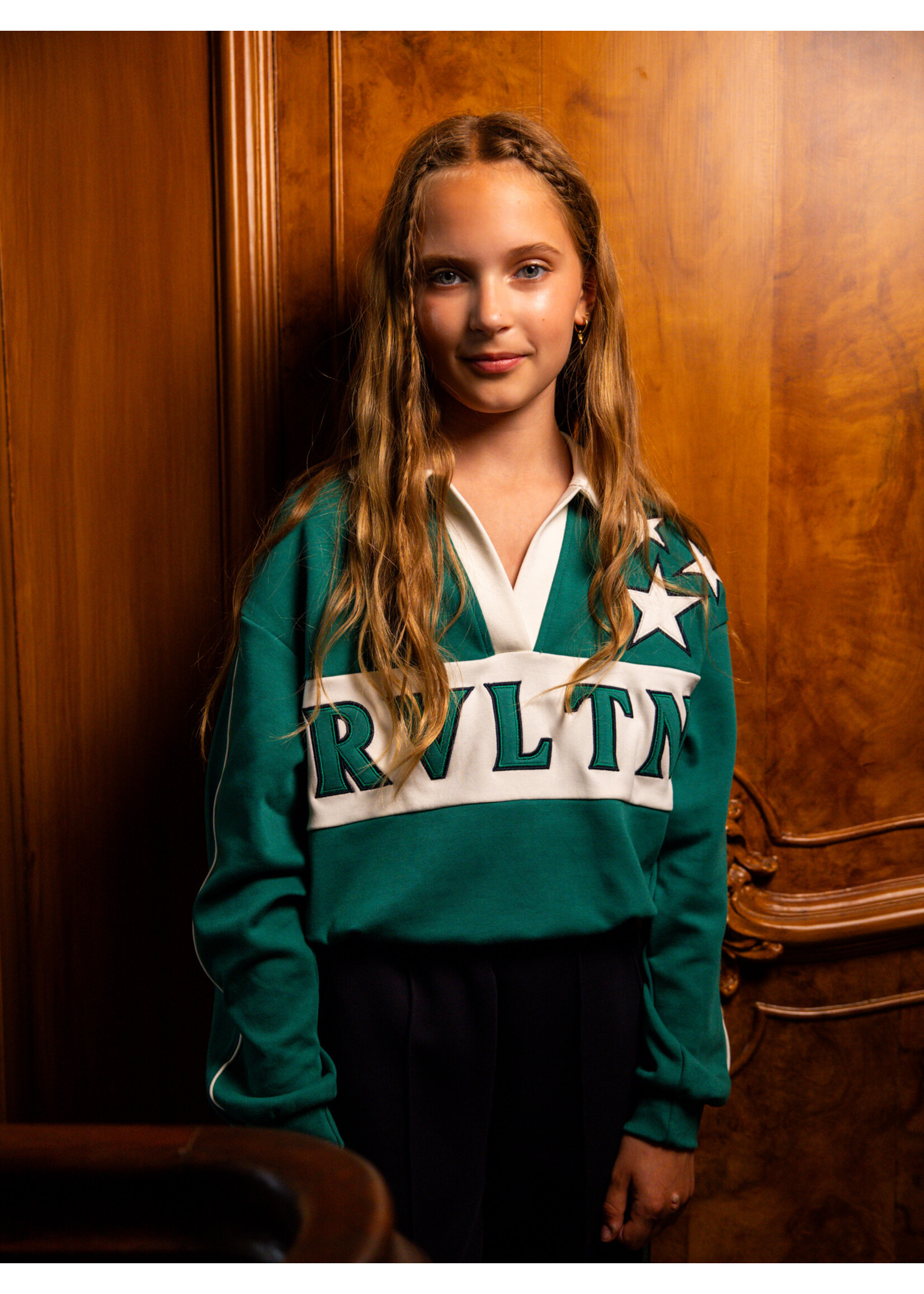 Looxs Polo Sweater 5316 - groen