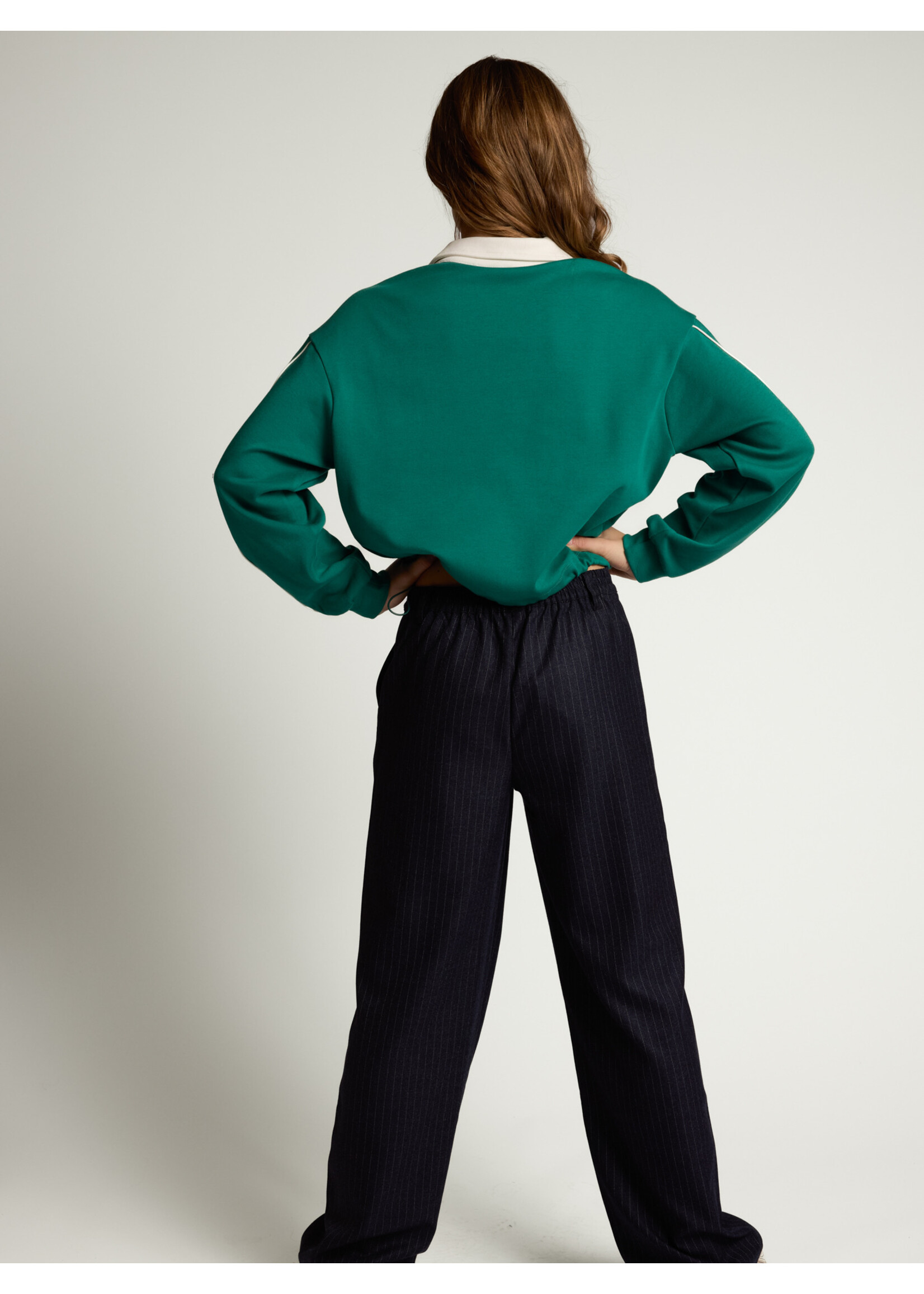 Looxs Polo Sweater 5316 - groen