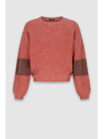 Nobell Sweater 3313 Kathy Melange Knitted Sweater - bruin