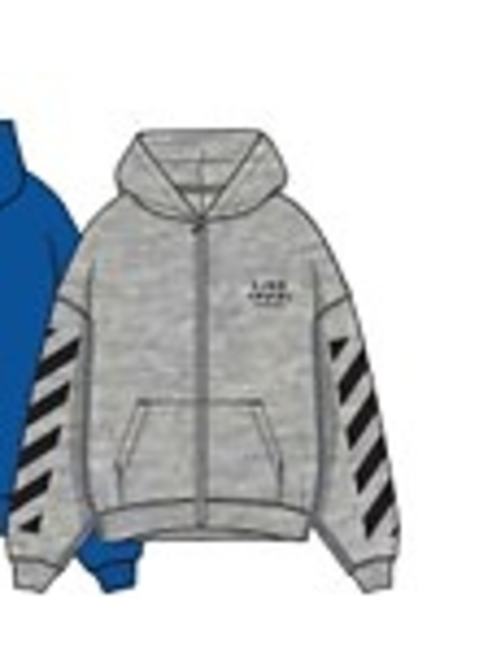Off-White L/AB Vest Diag OLFJB03BT - grijs melee