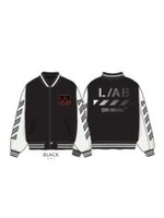 Off-White L/AB Bomberjas OLFJM02B Off active - zwart