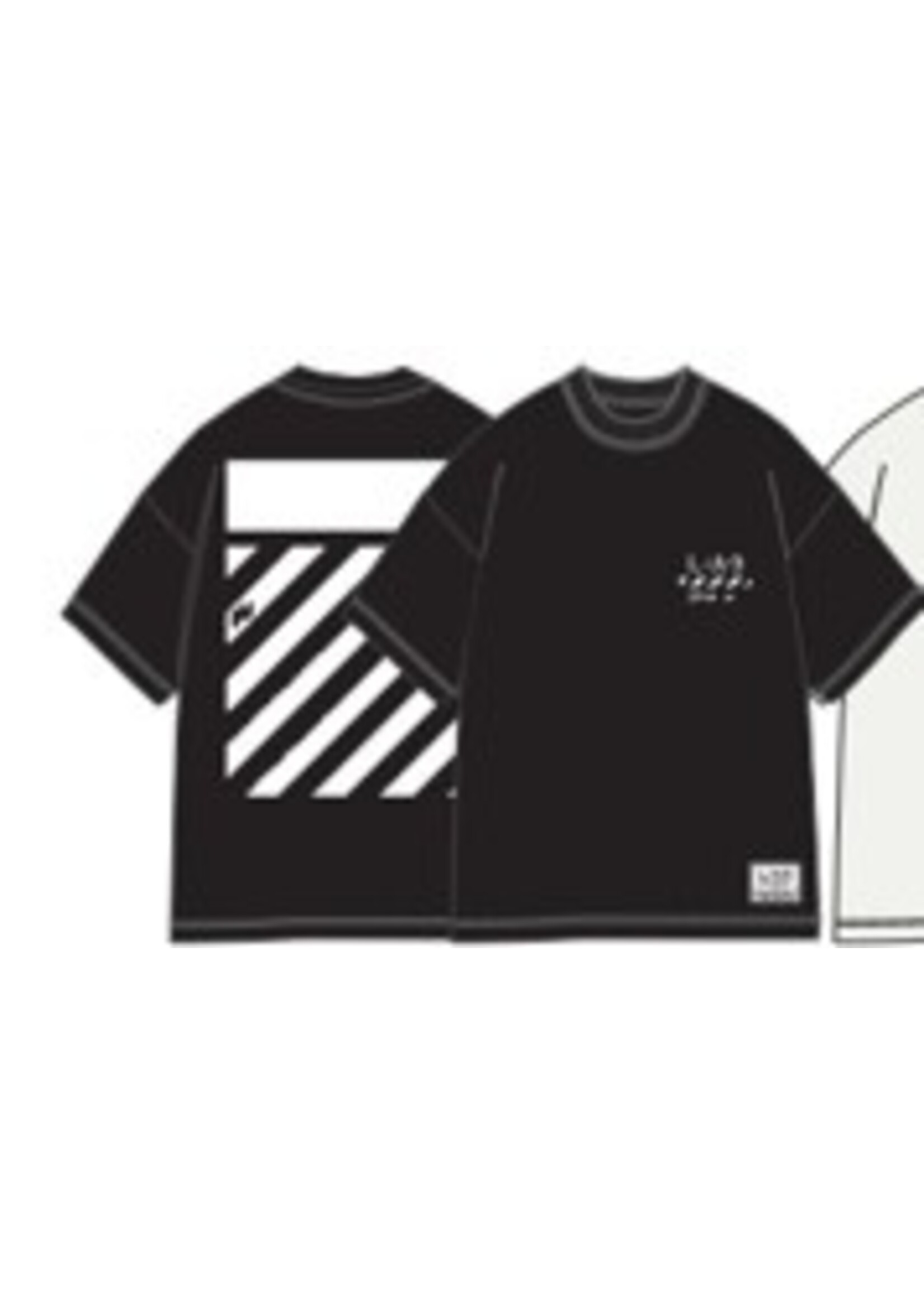 Off-White L/AB T-Shirt Core Lab OLFJB10B - zwart