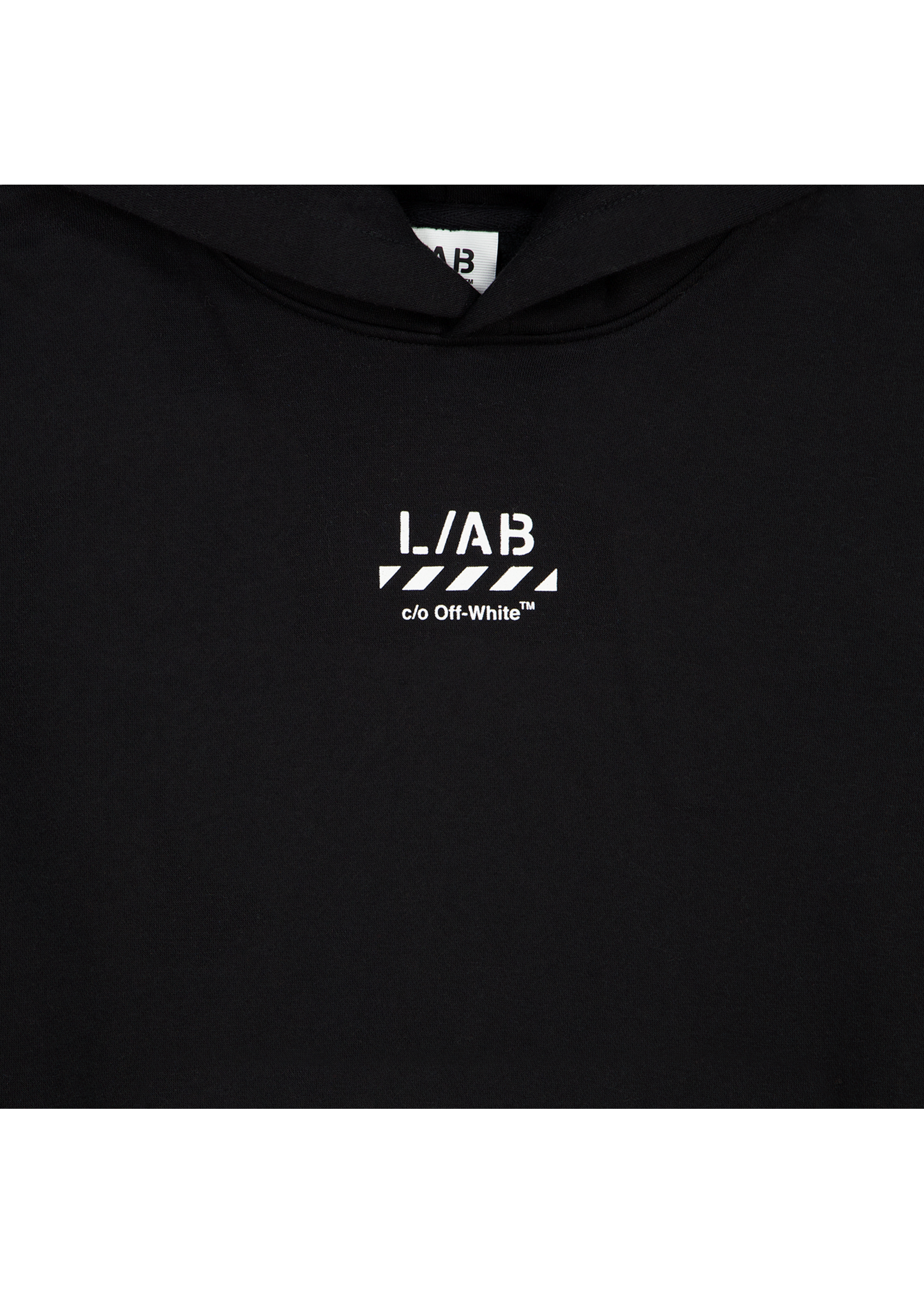 Off-White L/AB Hoodie OLFJB04BT Core Lab - zwart