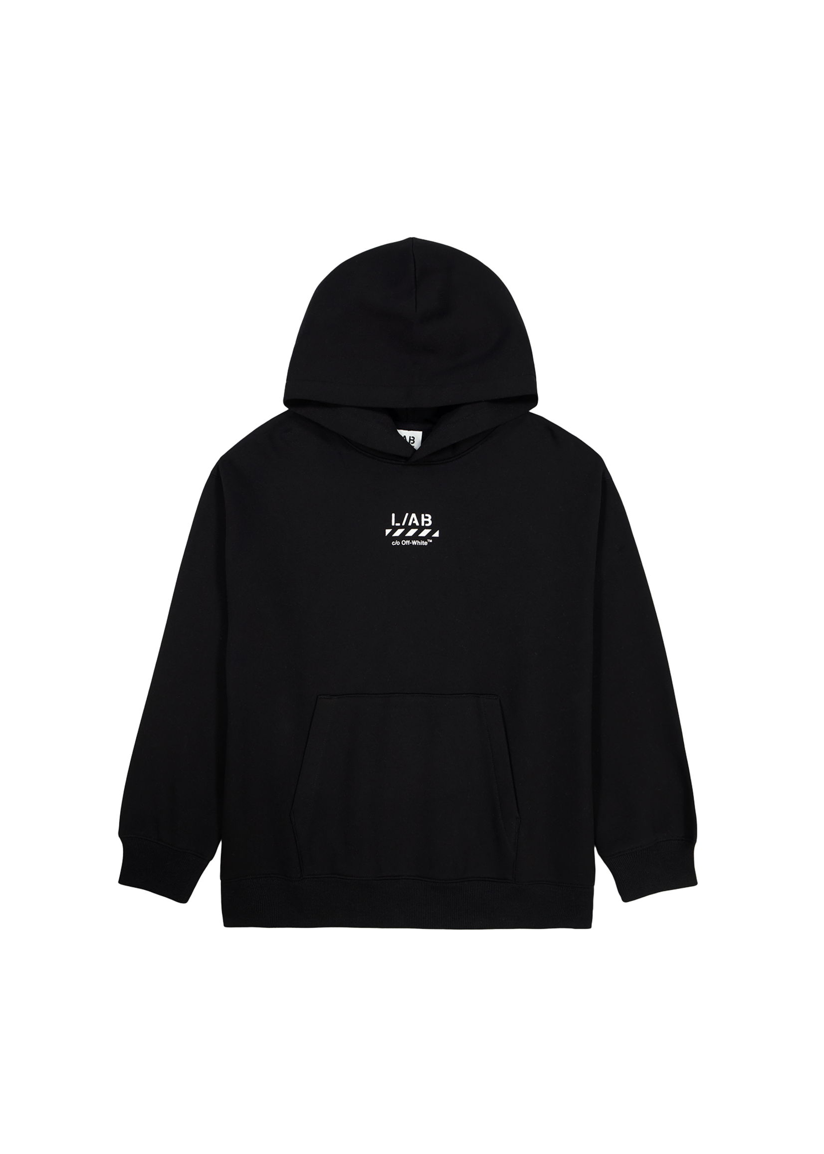 Off-White L/AB Hoodie OLFJB04BT Core Lab - zwart