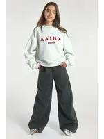 AAIKO Sweater ZENA - grijs gemêleerd