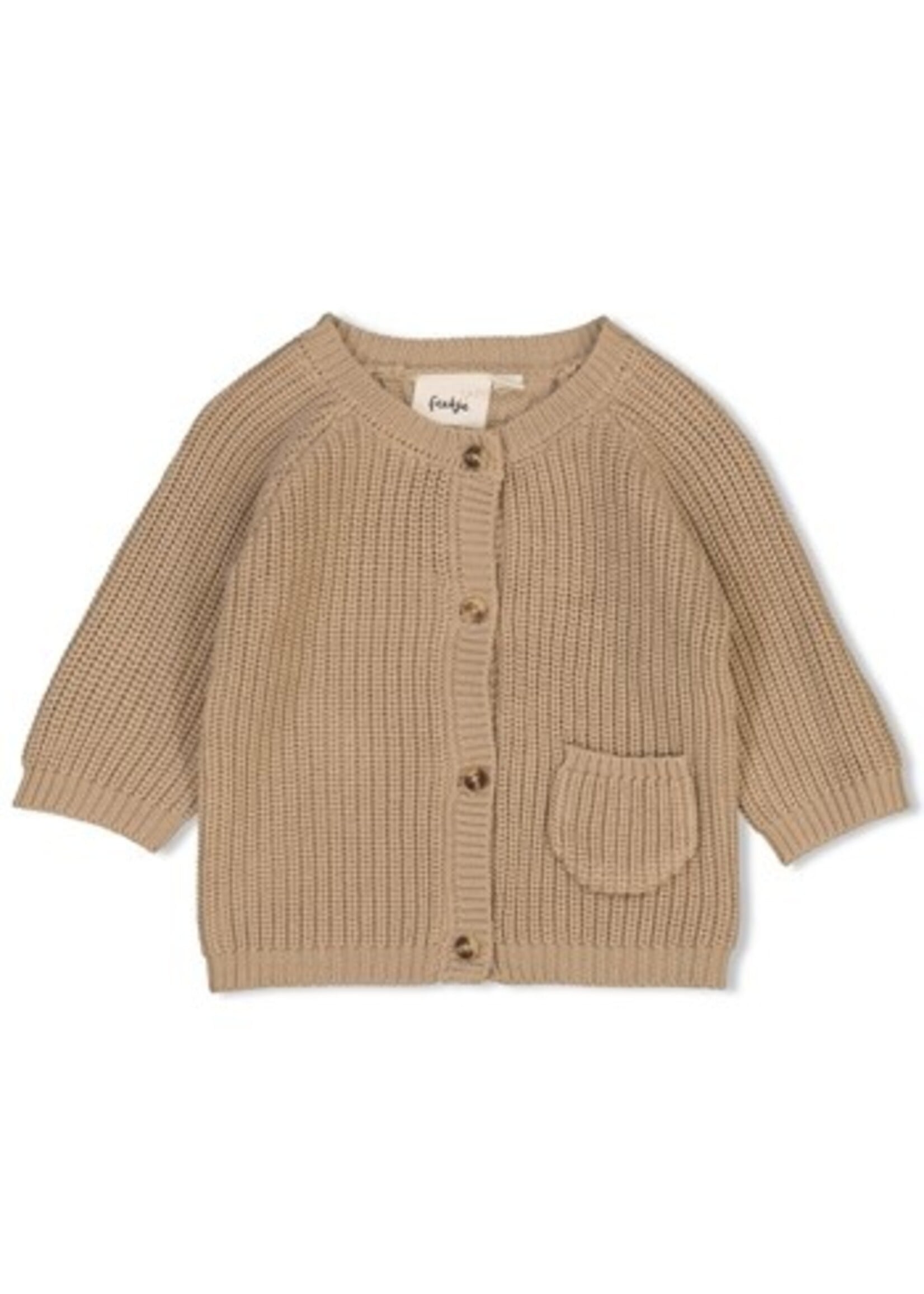 Feetje Vest 51300481 - taupe
