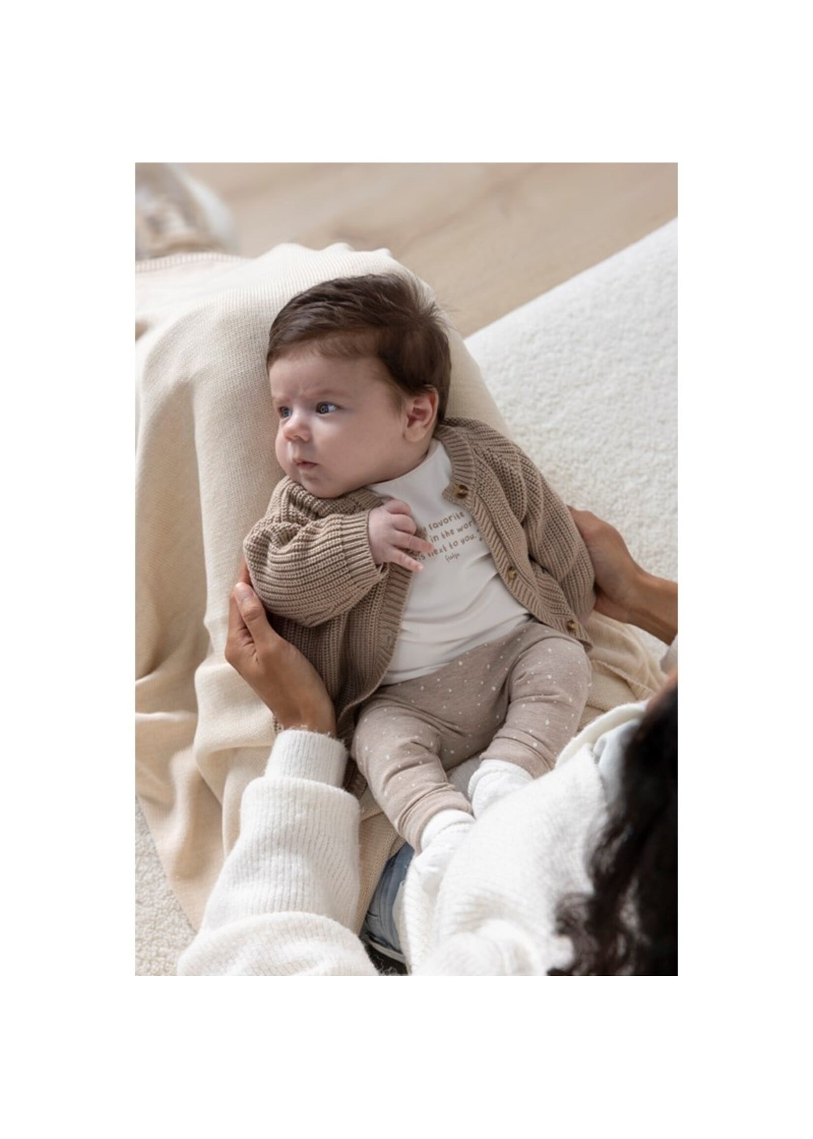 Feetje Vest 51300481 - taupe