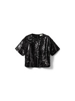 Sofie Schnoor Blouse G264270 FELUCASY BLOUSE - zwart glitter