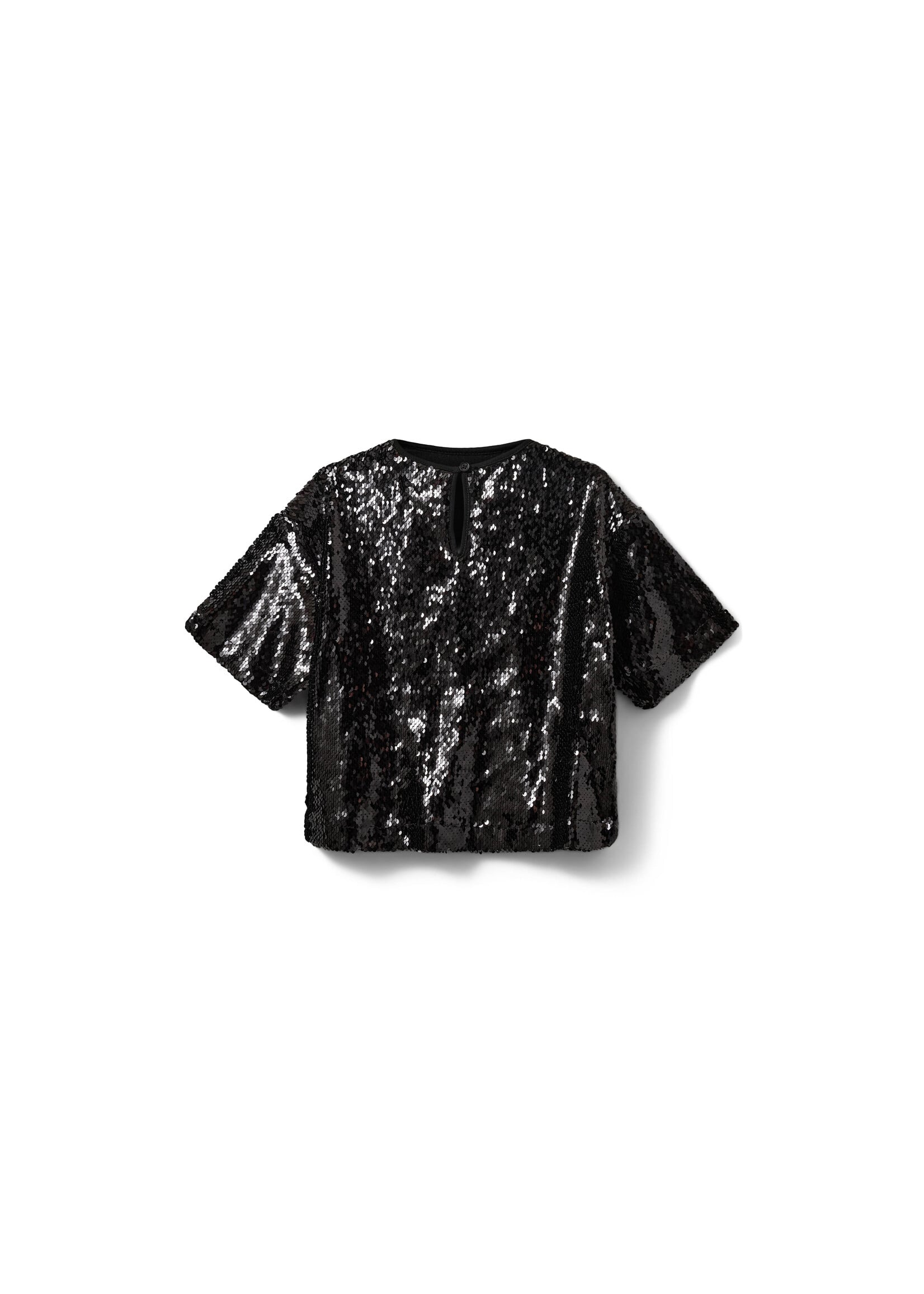 Sofie Schnoor Blouse G264270 FELUCASY BLOUSE - zwart glitter