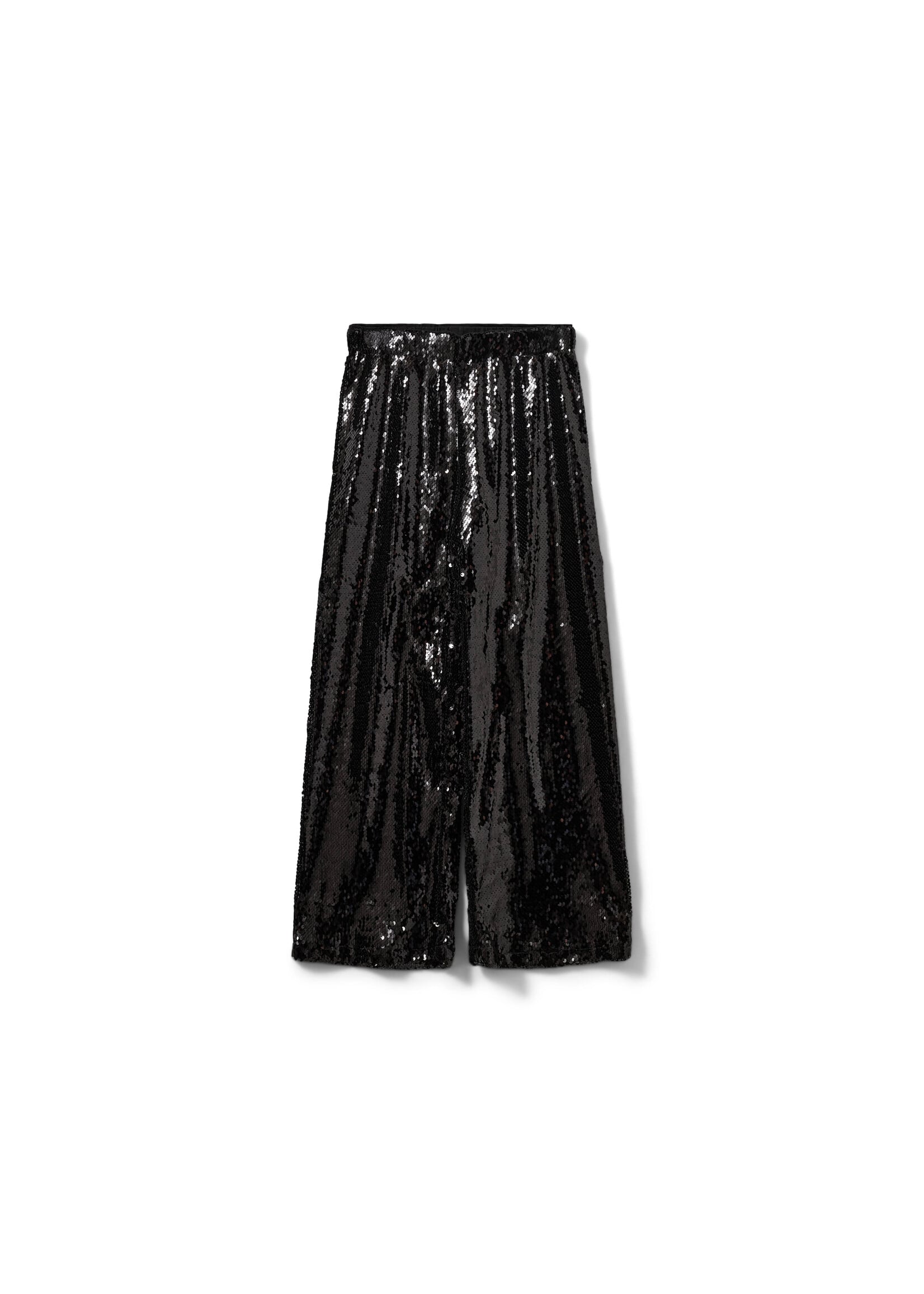 Sofie Schnoor Broek G264271 OTELLISY TROUSERS - zwart glitter