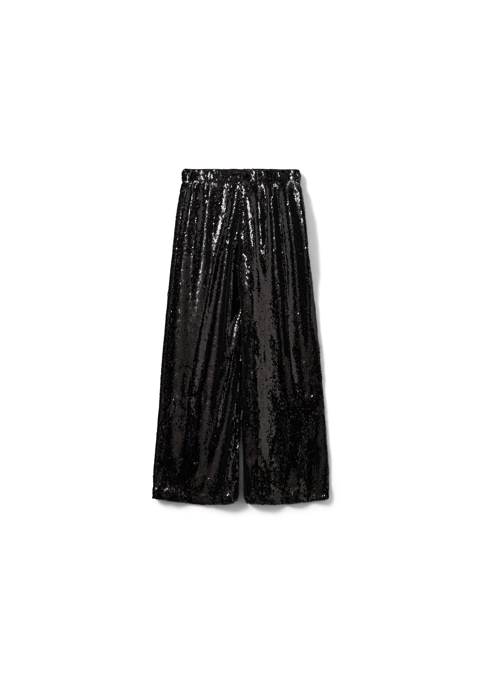 Sofie Schnoor Broek G264271 OTELLISY TROUSERS - zwart glitter
