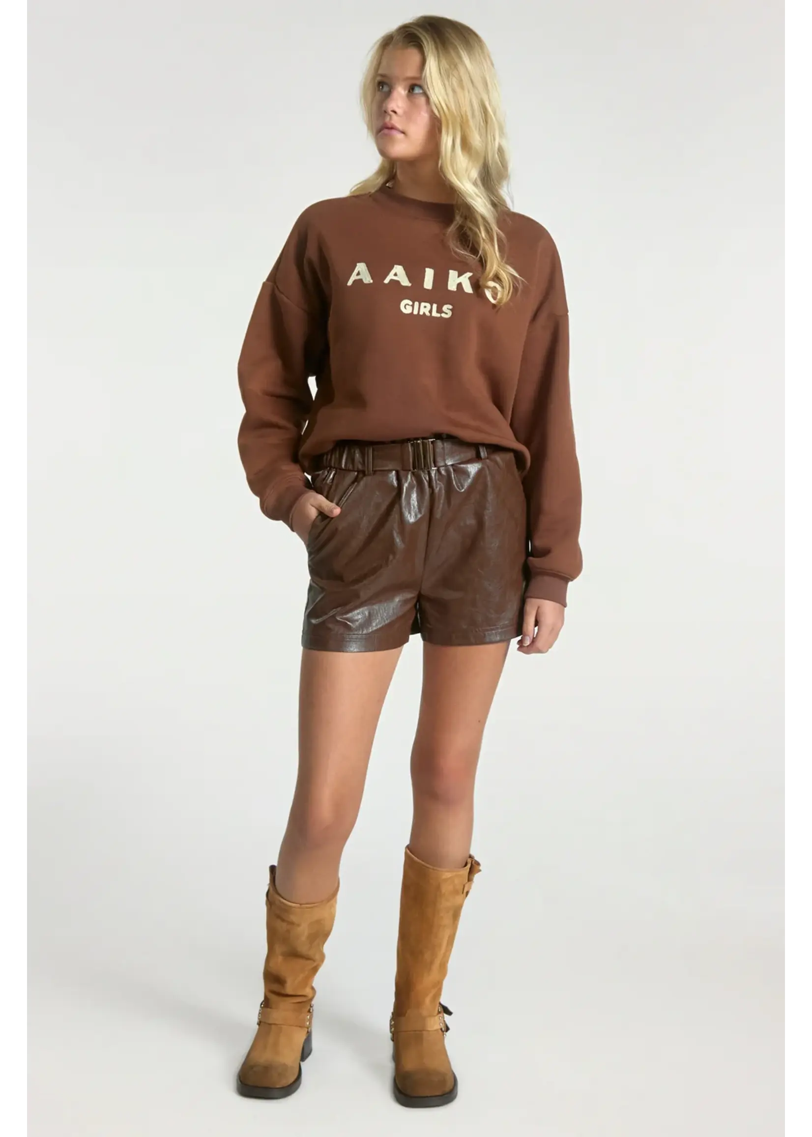 AAIKO Sweater ZENA - bruin