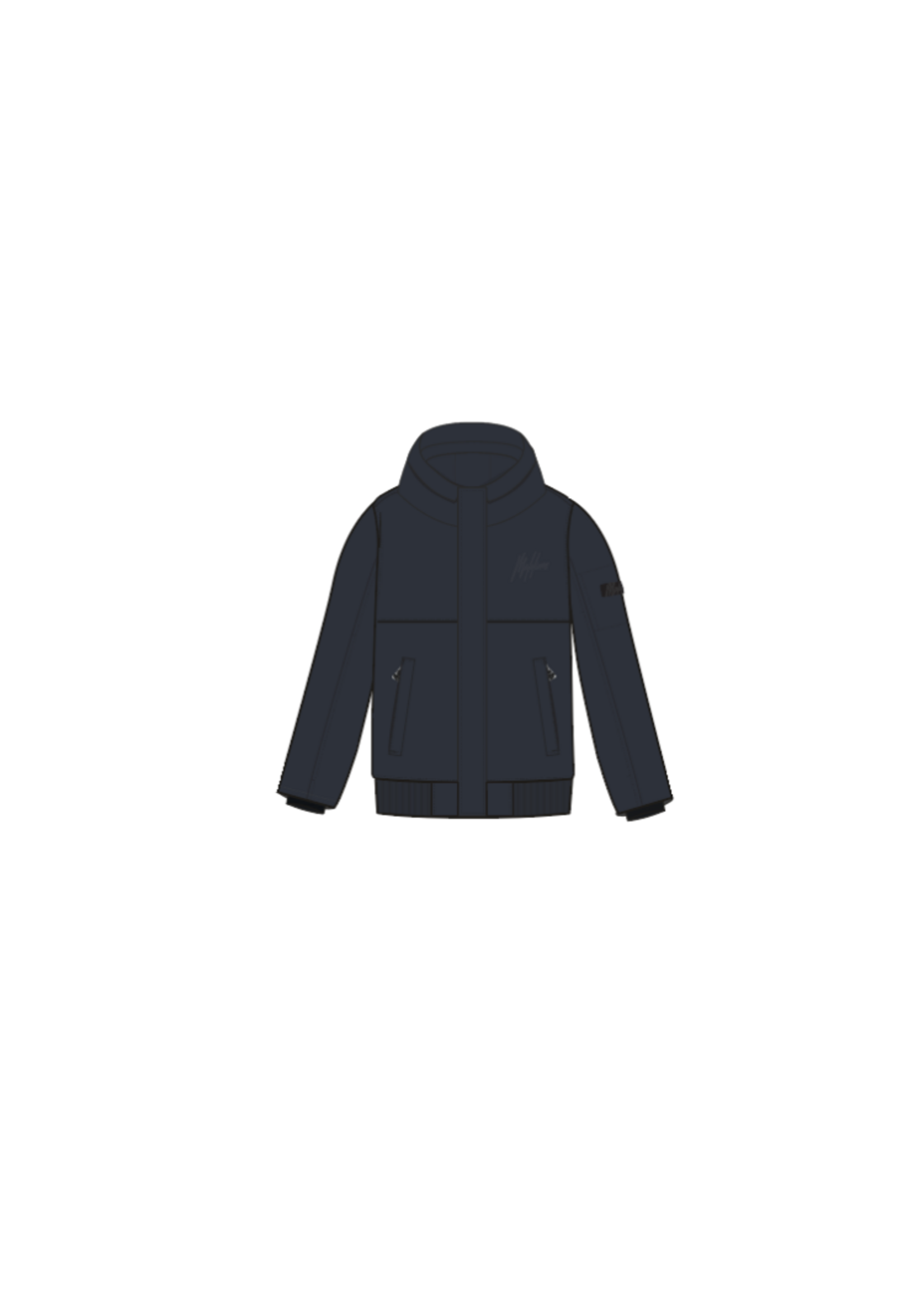 Malelions Jas  Padded Softshell (MJB50026003) - donkerblauw