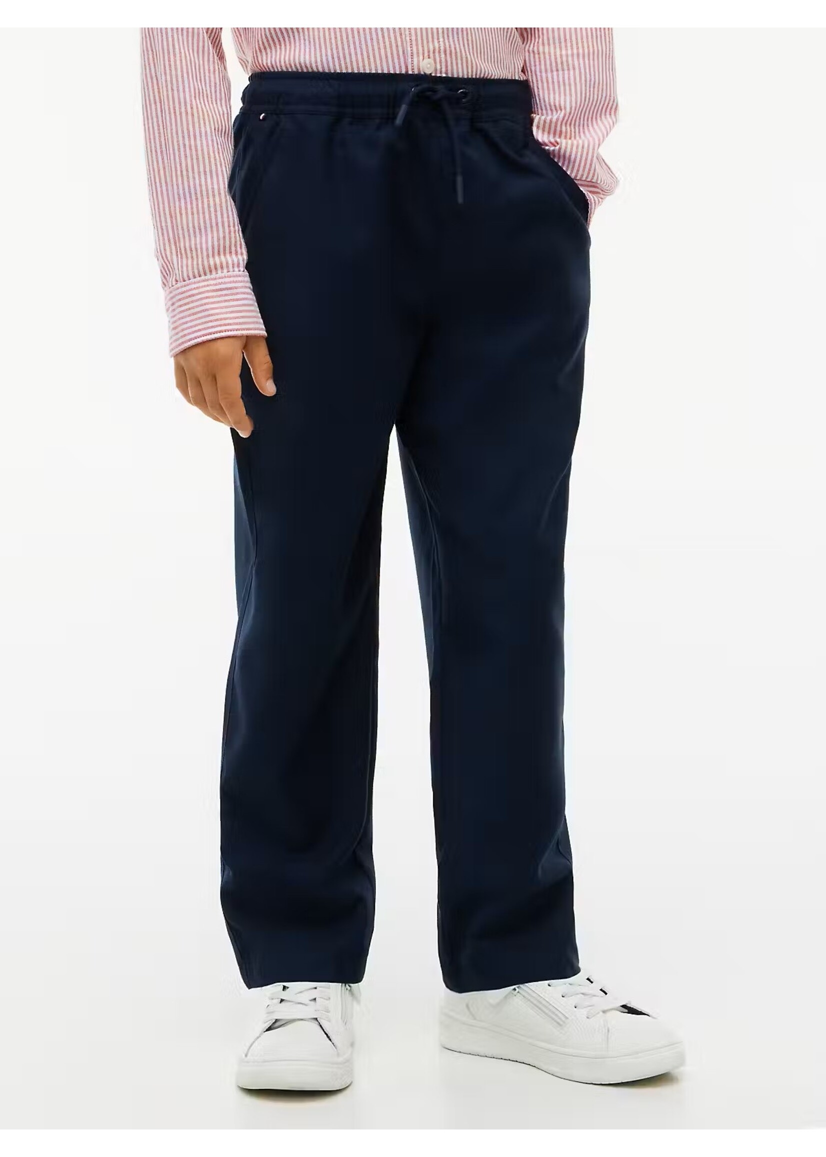 Tommy Hilfiger Broek KB0KB10671C1G - FESTIVE PULL ON PANT - donkerblauw