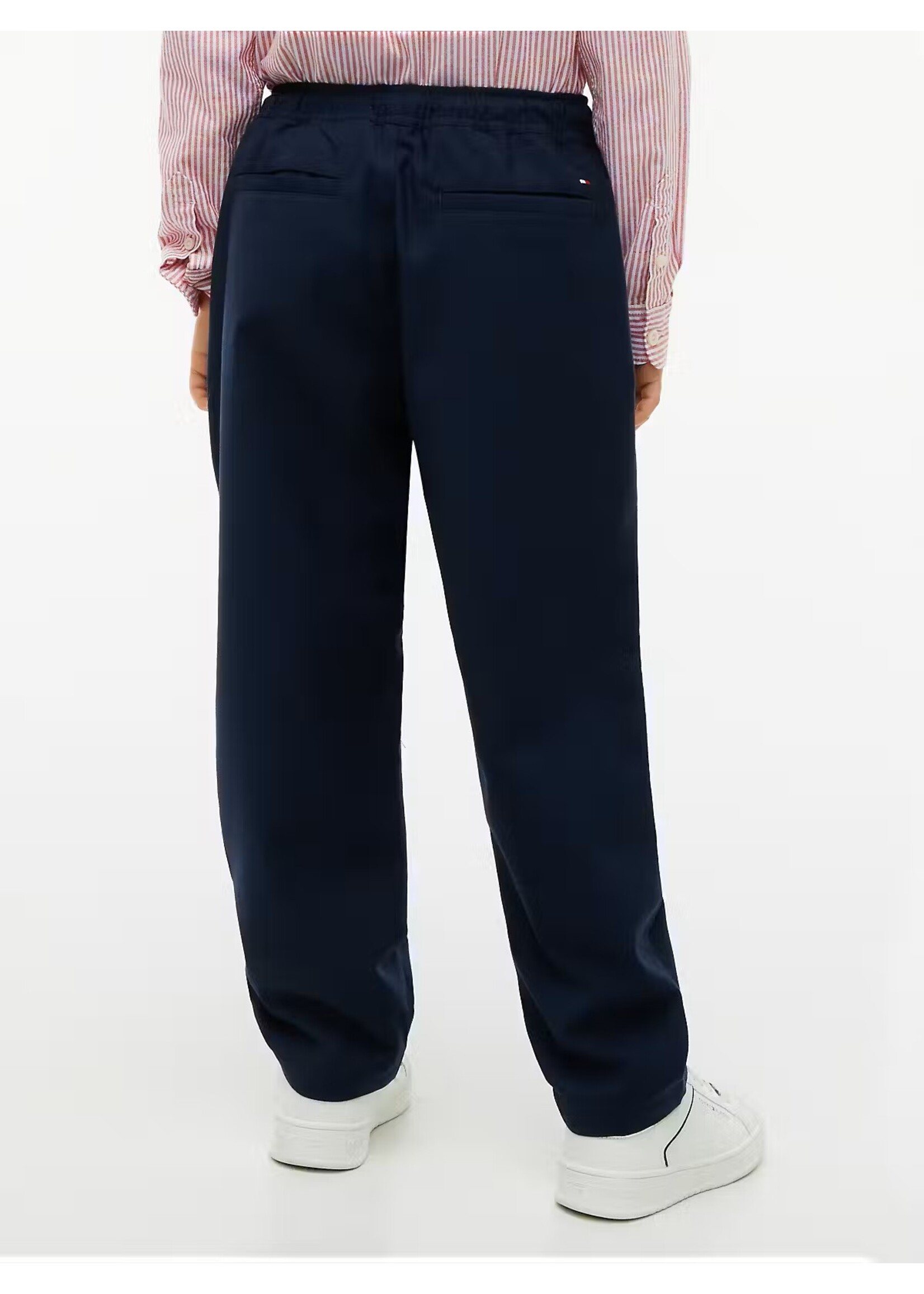 Tommy Hilfiger Broek KB0KB10671C1G - FESTIVE PULL ON PANT - donkerblauw