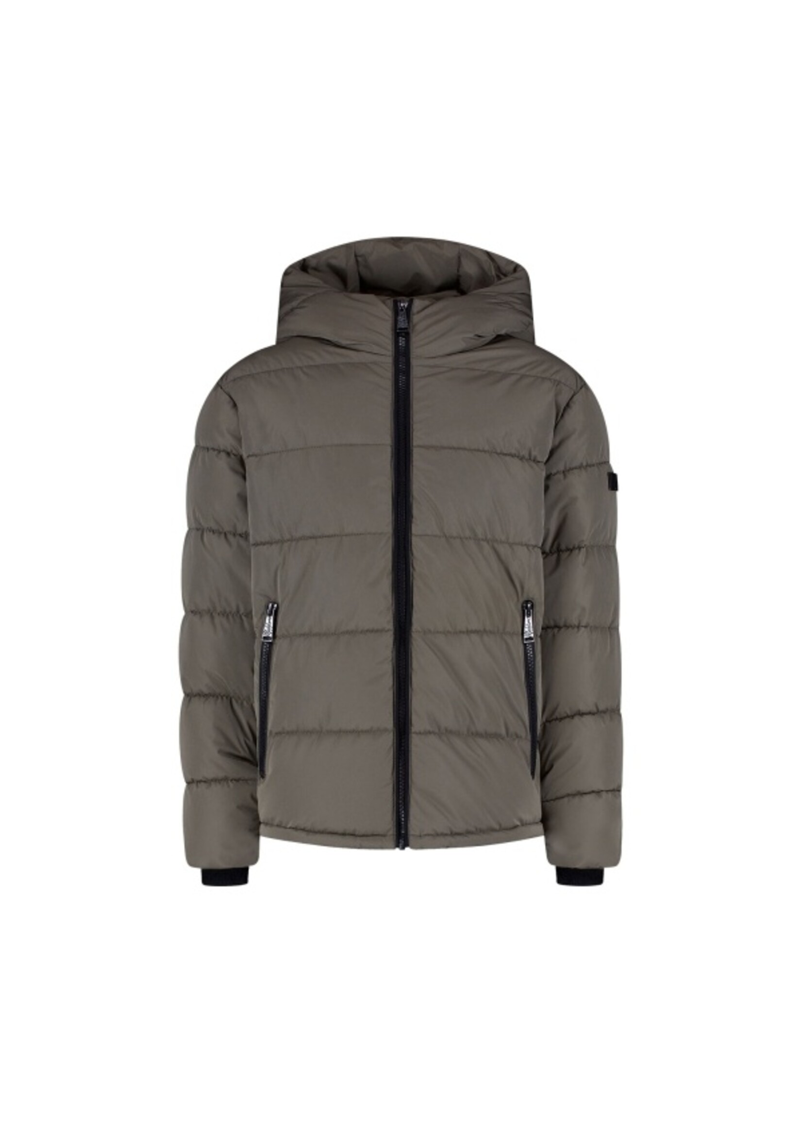 Malelions Jas  Hooded Puffer Jacket (MJB50026001) - taupe