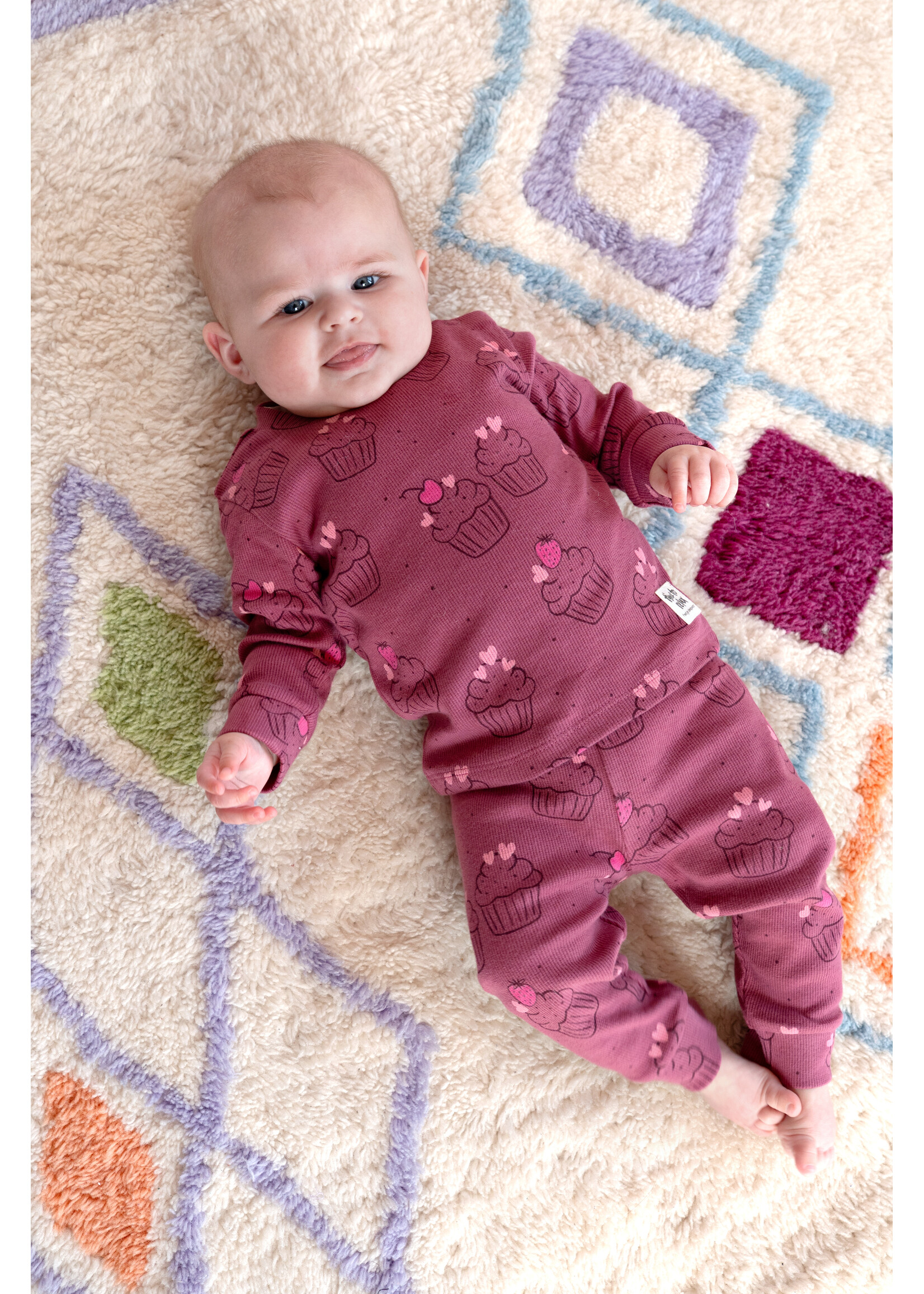Feetje Feetje pyjama Chloe Cupcake 50500097 - Violet