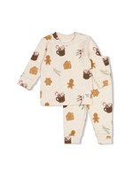 Feetje Feetje Pyjama Cosy Cookie 50500098 - Off white melange