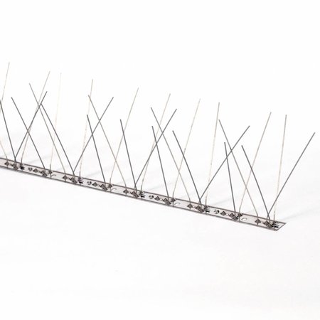 Meeuwenpinnen MIC313 op 1 mt RVS-strip van 100 cm, met 66 RVS pinnen - 1 mt/st