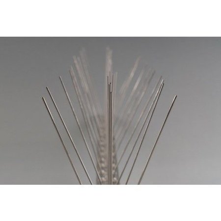 Bird spikes on STAINLESS STEEL base of  100 cm, with 80 SS  spikes, MIC780 - 1m/pc