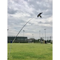 Bird Scaring Kite 4 meter met draaiende voet