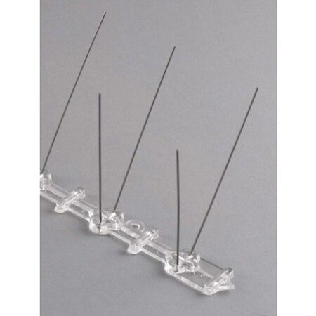 Anti-pigeon bird spikes on Polycarbonate strip 50 cm, with 20 SS spikes, MIC100 - 0,5 m/pc. - Copy