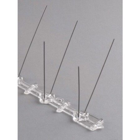 Duivenpinnen MIC100 op 0,5 mt kunststofstrip van 50 cm, met 20 RVS-pinnen - 0,5 mt/st - Copy