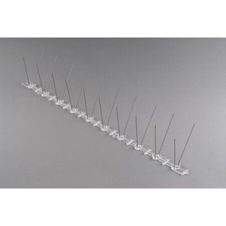 Duivenpinnen MIC100 op 0,5 mt kunststofstrip van 50 cm, met 20 RVS-pinnen - 0,5 mt/st - Copy