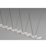 Anti-pigeon bird spikes on Polycarbonate strip 50 cm, with 20 SS spikes, MIC100 - 0,5 m/pc. - Copy