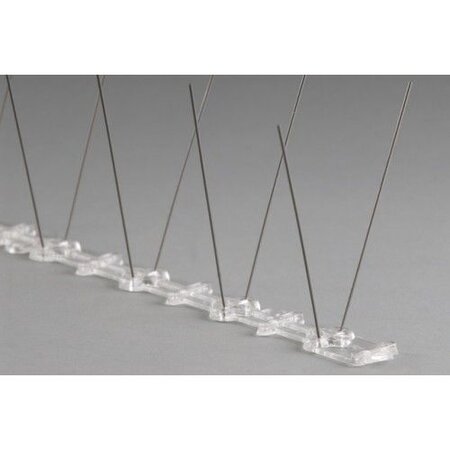 Anti-pigeon bird spikes on Polycarbonate strip 50 cm, with 20 SS spikes, MIC100 - 0,5 m/pc. - Copy