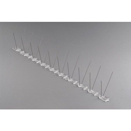 Duivenpinnen MIC100 op 0,5 mt kunststofstrip van 50 cm, met 20 RVS-pinnen - 0,5 mt/st - Copy