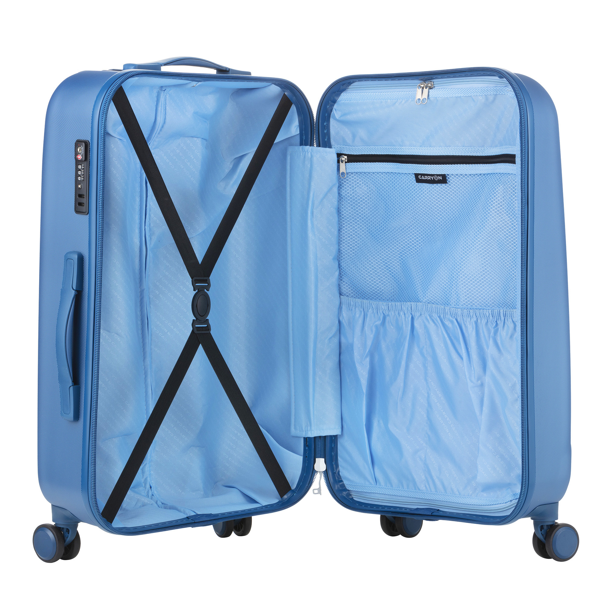 CarryOn Skyhopper Kofferset CoolBlue Set 3 Koffers met Okoban €259,95 -  KofferStunter