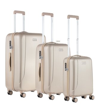 CarryOn Skyhopper Kofferset Champagne Inhoud 85, 57 en 32 Liter