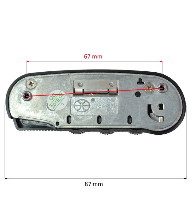 R-Way Universeel TSA Cijferslot voor Koffers met Rits