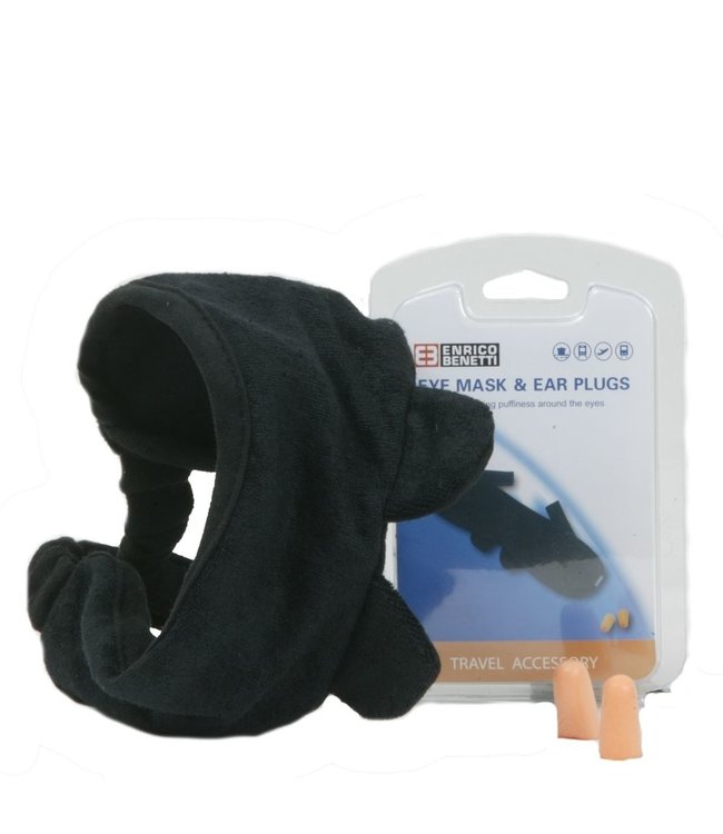 Oogmasker en oordopjes voor op reis (KASSAKOOPJE)