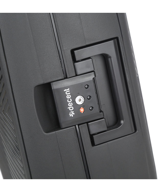 Decent Axiss Fix Handbagage koffer Zwart 55X37X23 CM