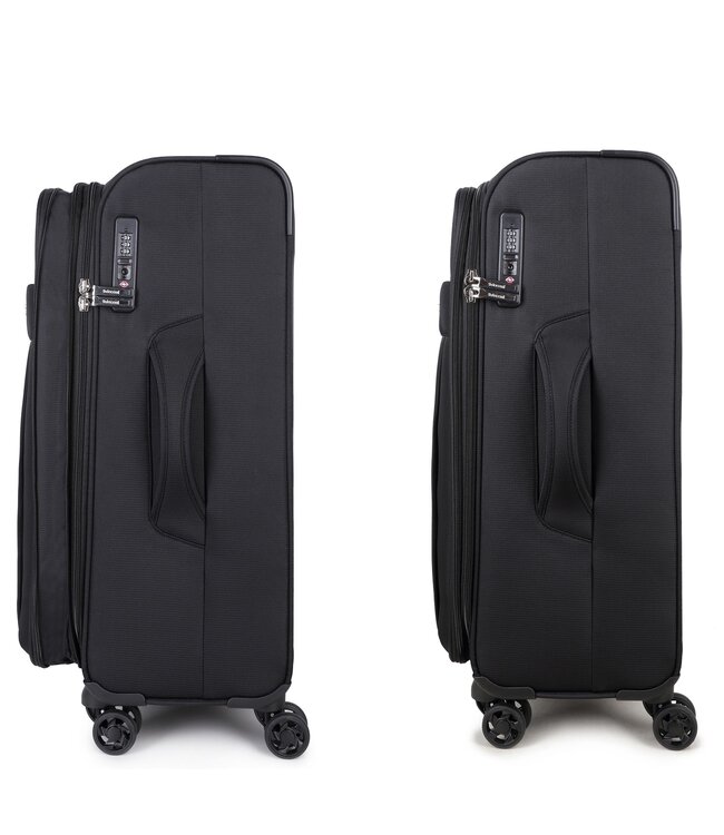Decent D-Upright Kofferset Zwart